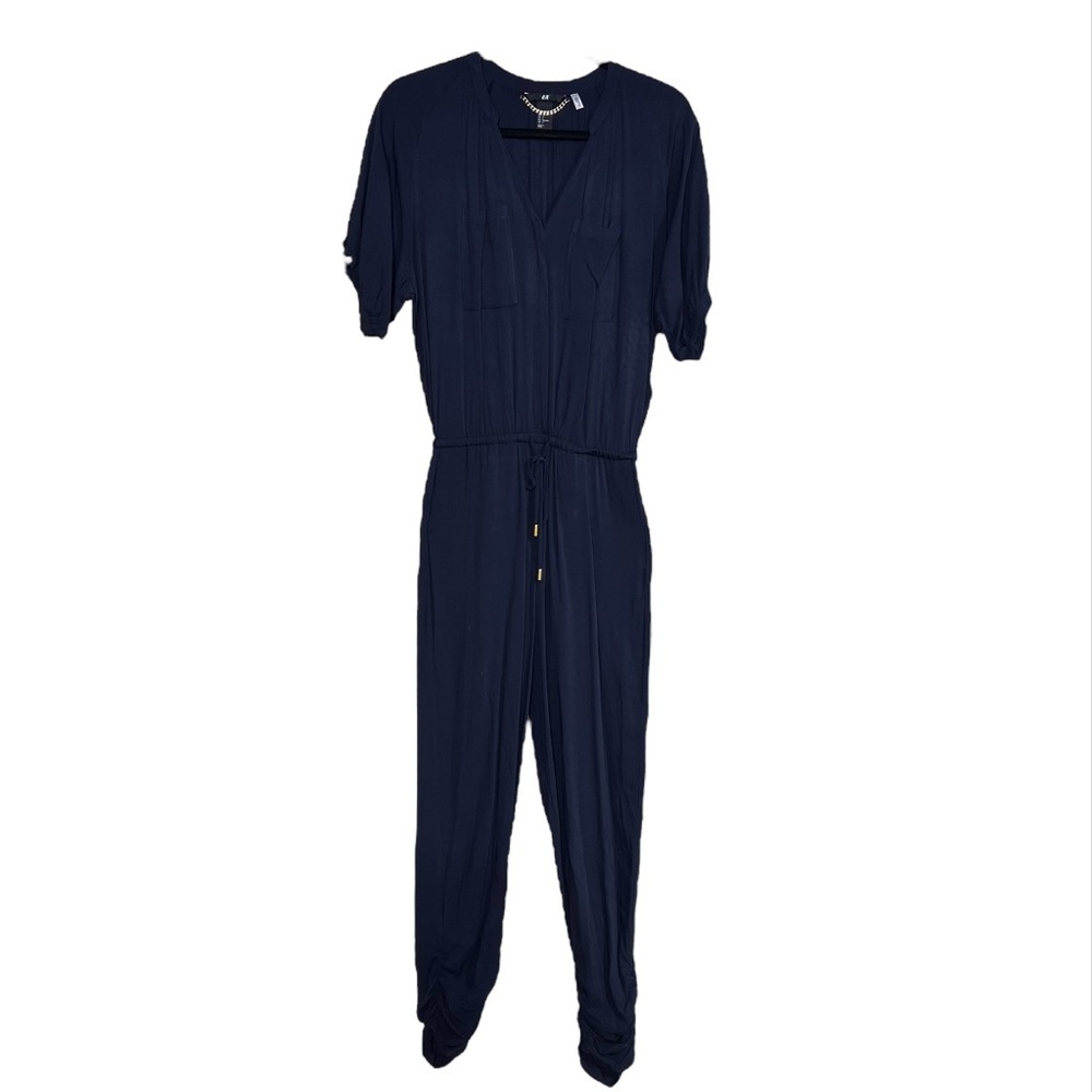 H&M XS Navy Jumpsuit